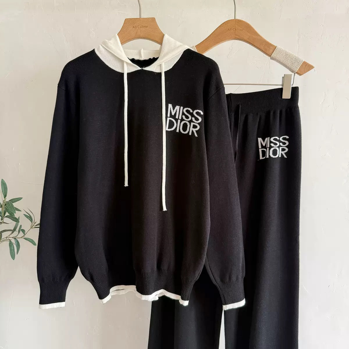 MS Knit set with hoodie (up to UK14/16)