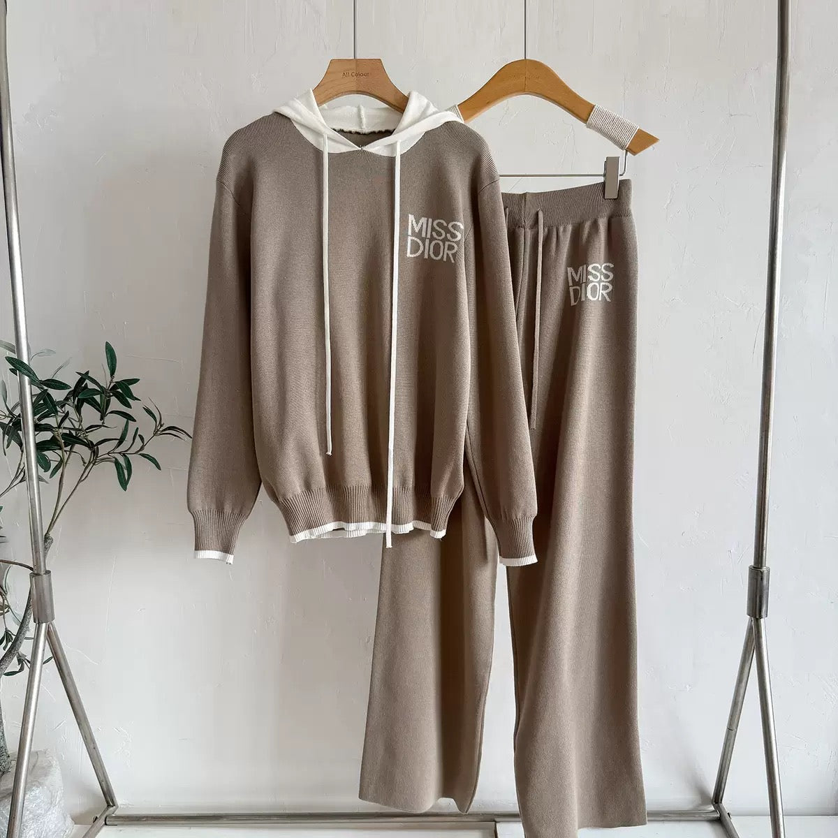 MS Knit set with hoodie (up to UK14/16)